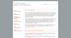 Desktop Screenshot of ctug.org.uk